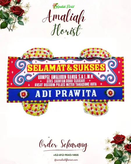 Papan Bunga Ucapan Selamat Mojomulyo
